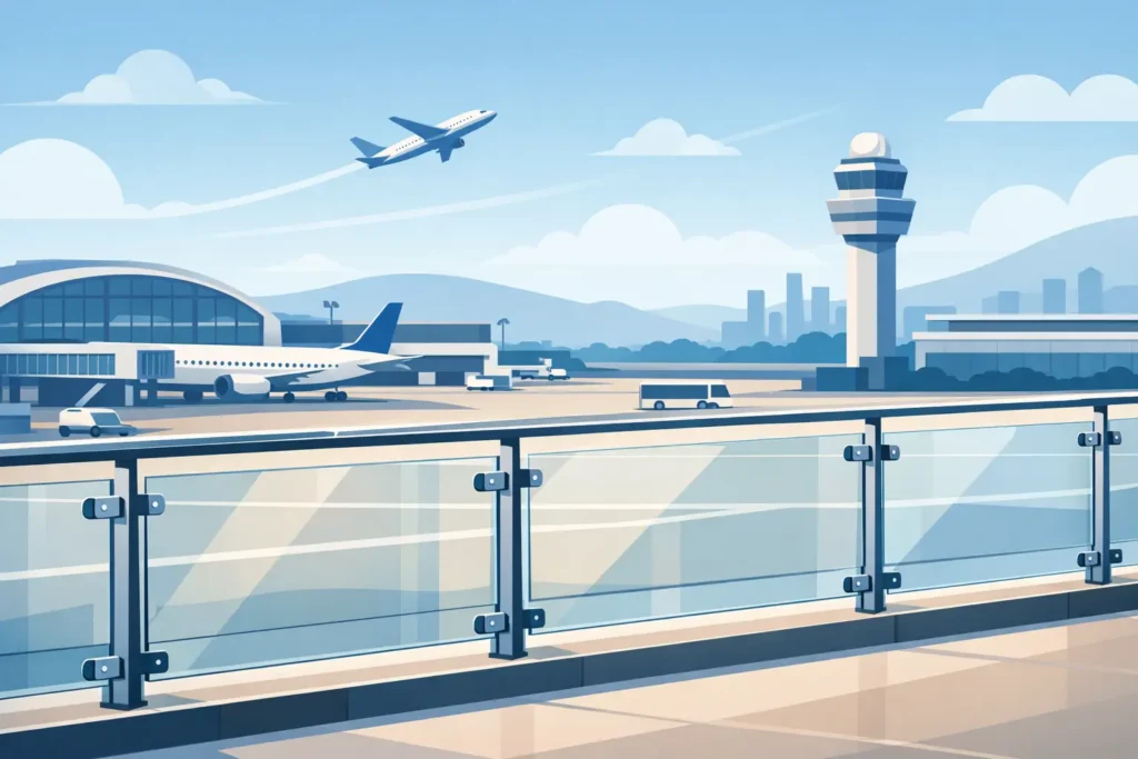 Airport Railing Systems That Meet Demands
