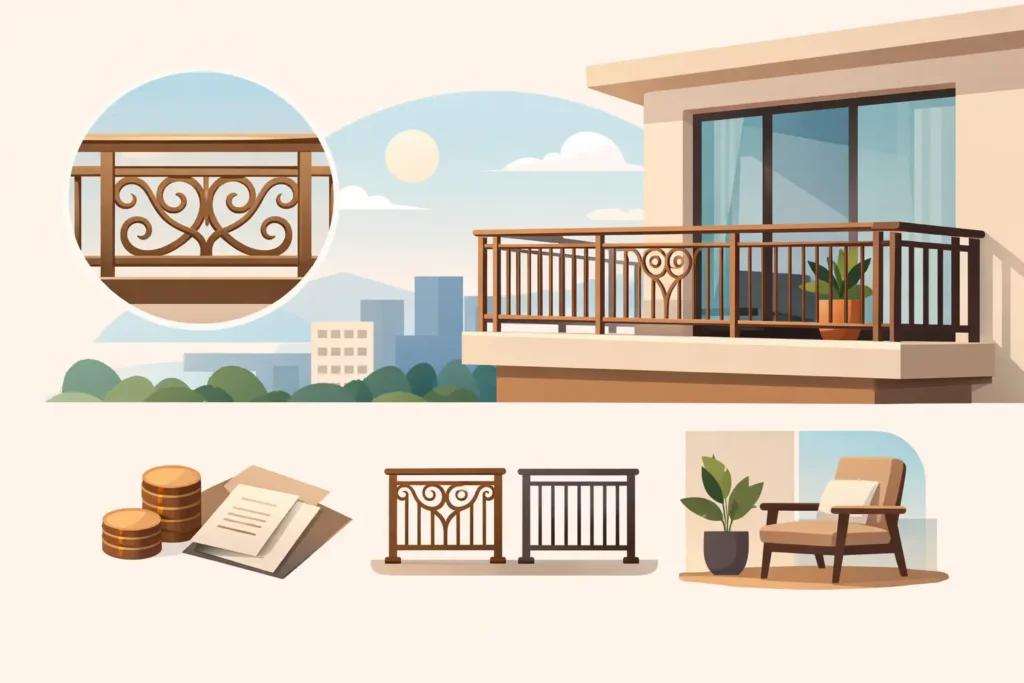 Bronze Balcony Railings: Cost, Style, and Fit