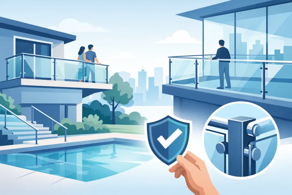 Are Glass Railings Safe for Homes and Buildings?