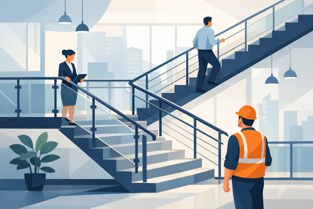 Commercial Stair Railing Design Guide