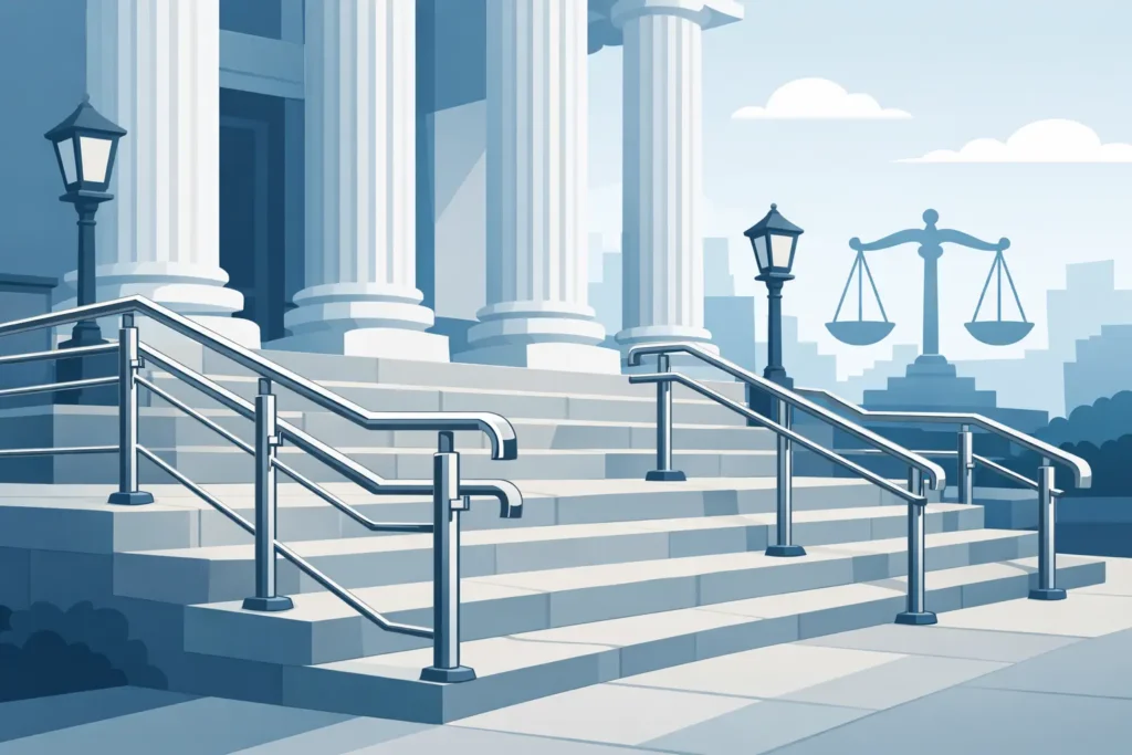 Courthouse Metal Railings That Last