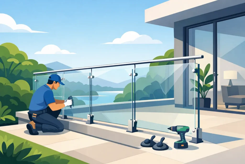 Custom Glass Railing Installation Done Right