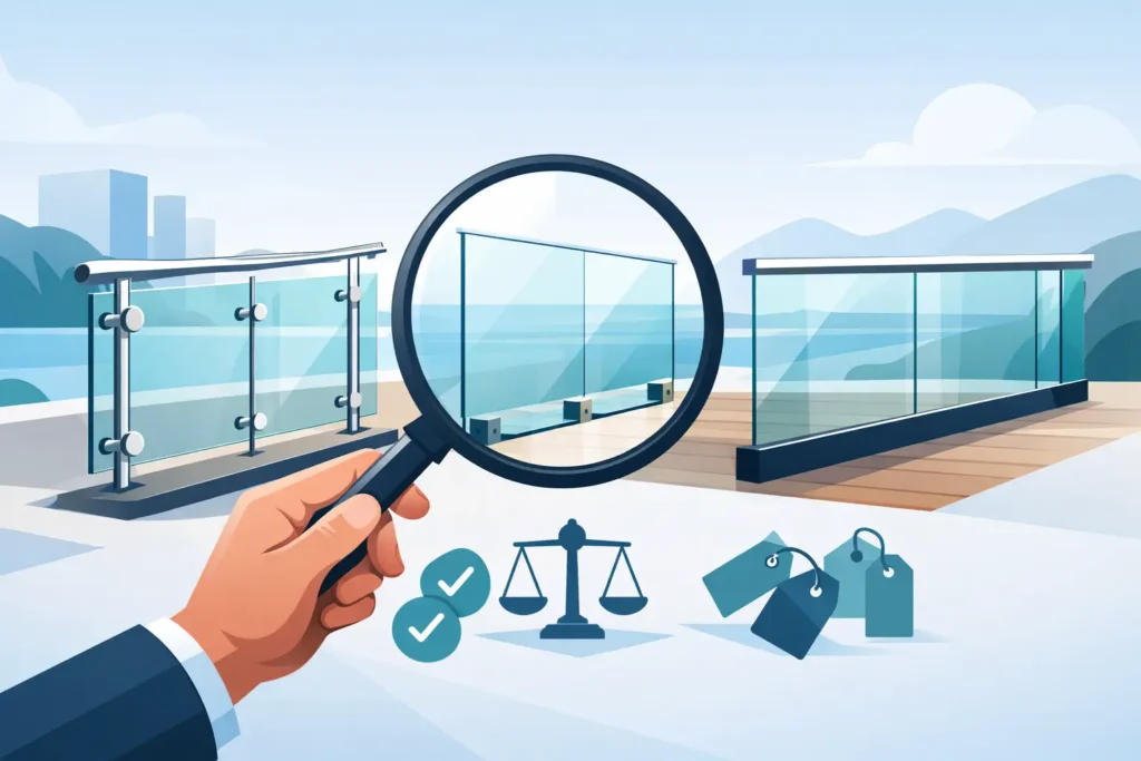 How to Compare Glass Railing Systems