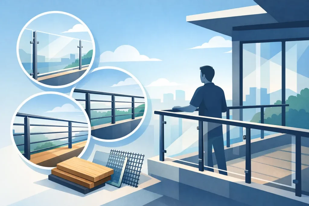 How to Choose Balcony Guard Materials