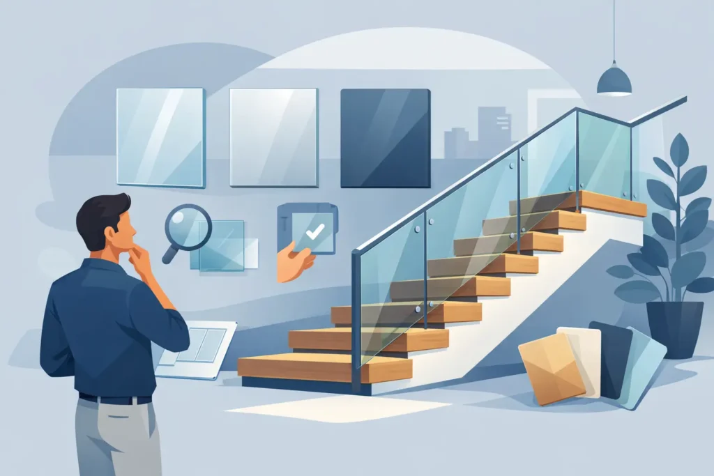 How to Select Glass Stair Panels