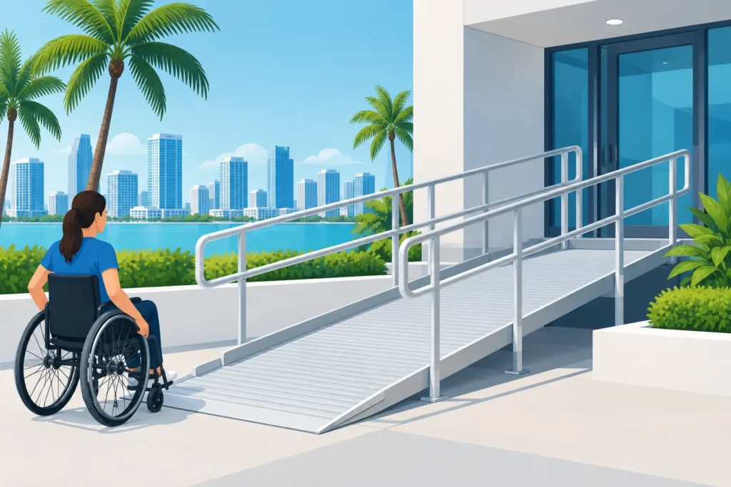 ADA Aluminum Ramp Requirements for Miami Projects